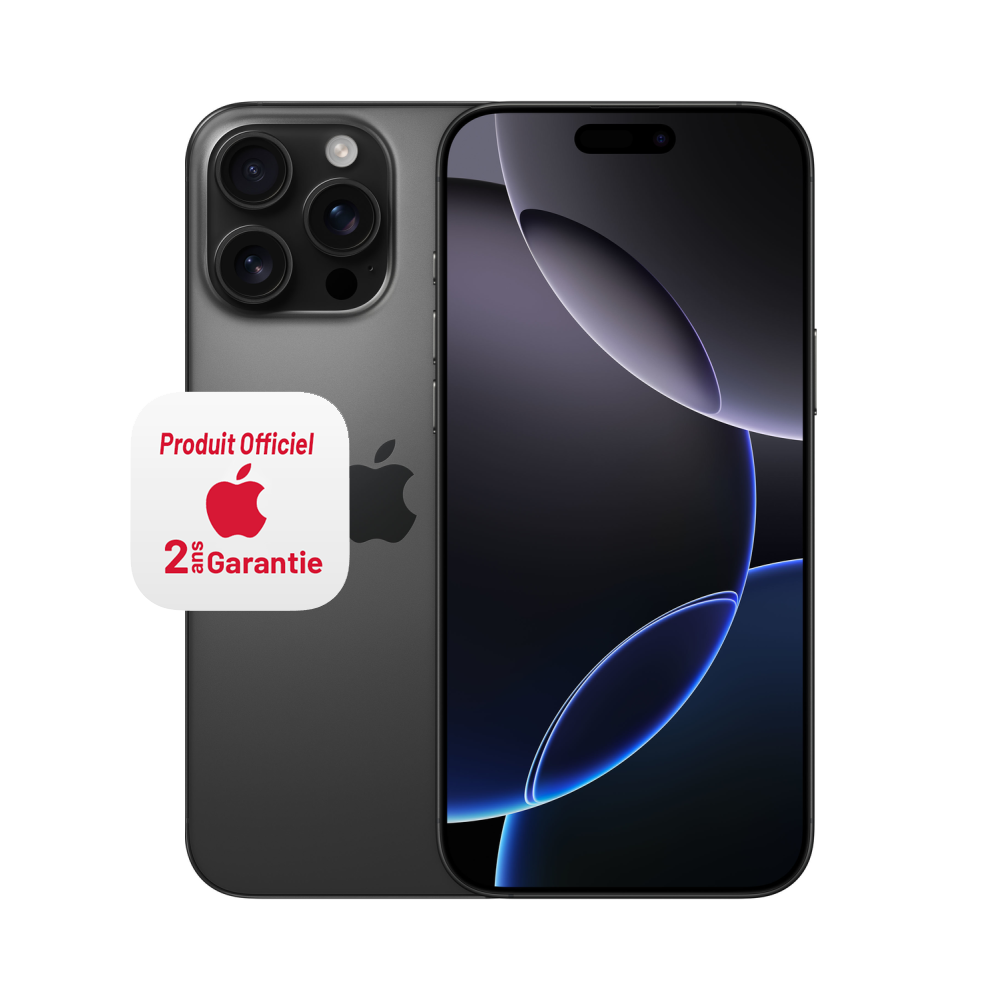 Apple iPhone 16 Pro Max 5G / 256 Go / Noir