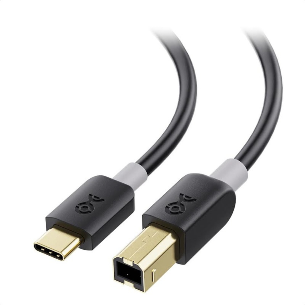 Cable Imprimante Noire 1.5M TYPE C VERS USB