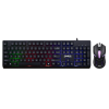 Ensemble clavier et souris Gaming filaire JEDEL GK106 / RGB / Noir