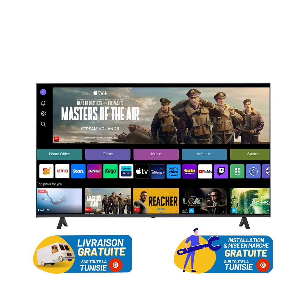 Téléviseur LG 55'' 4K UHD NANOCELL SMART TV / 55NANO80T6A