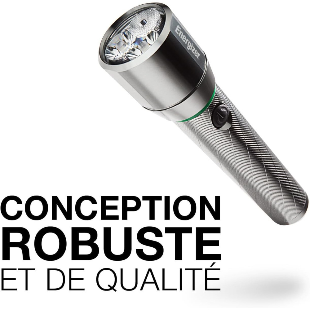 Torche Rechargeable ENERGIZER Métal Vision HD - Silver
