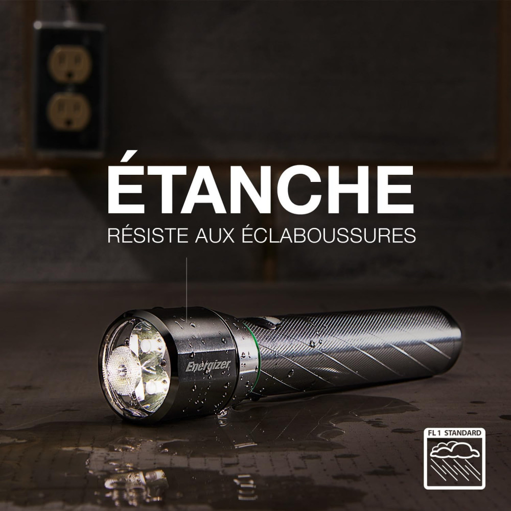 Torche Rechargeable ENERGIZER Métal Vision HD - Silver