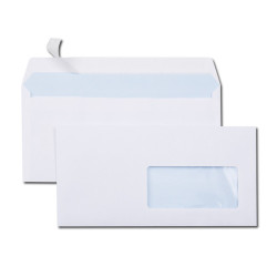 500x ENVELOPPES BLANCHES...