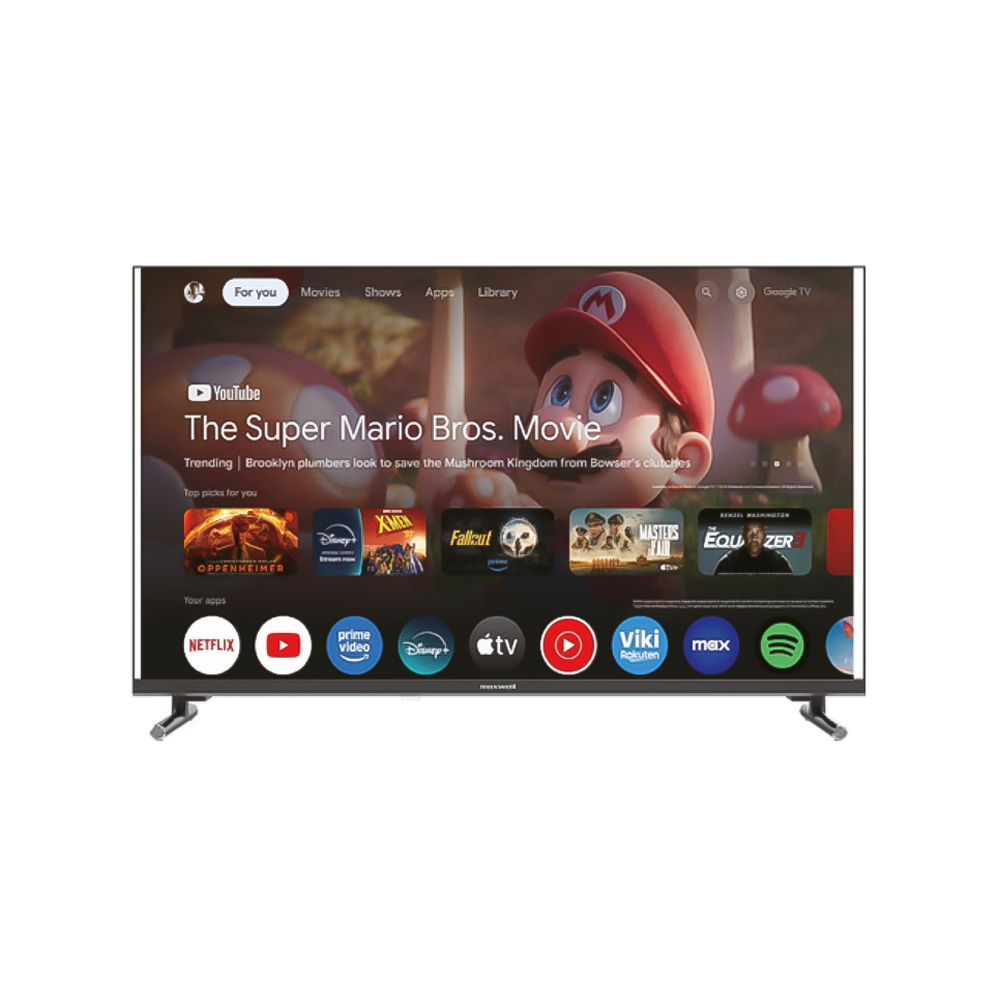 Téléviseur MAXWELL 50" QLED 4K UHD SMART GOOGLE TV avec RECEPTEUR INTEGRE / MAX-Q50MG60