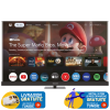 Téléviseur MAXWELL 55" QLED 4K UHD SMART GOOGLE TV avec RECEPTEUR INTEGRE et Barre de SON  / MAX-QA55MG60SB
