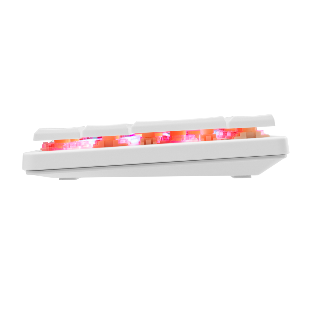 White Shark KEYBAORD GK-006211 NAGAMAKI White-Mechanical-RED.SW
