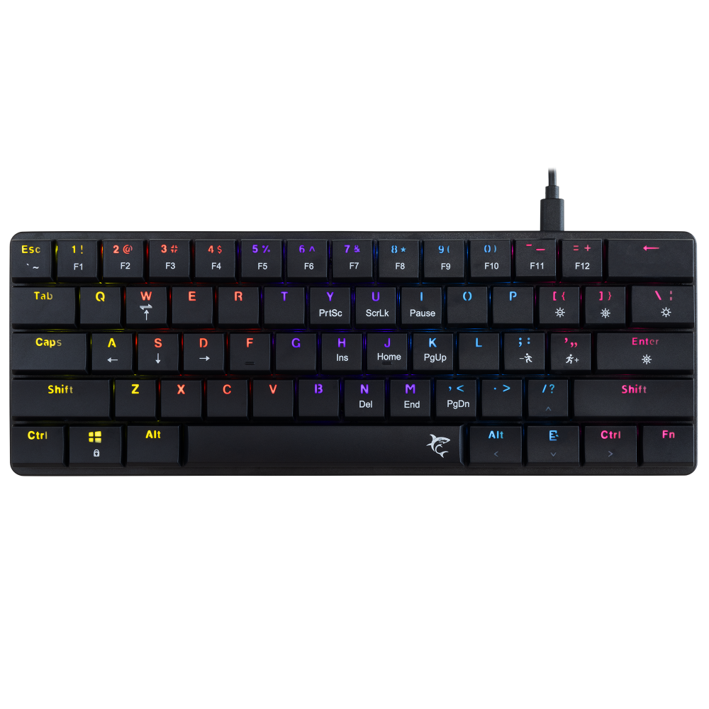 White Shark KEYBOARD GK-006111 NAGAMAKI Black-Mechanical / US-BROWN.SW
