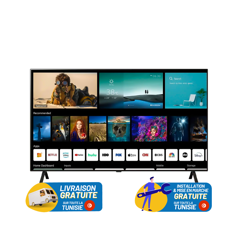 Téléviseur LG 65" OLED 4K UHD SMART / 65B46LA