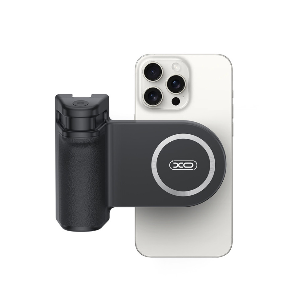 Support pour perche à selfie magnétique XO SS18 noir Bluetooth