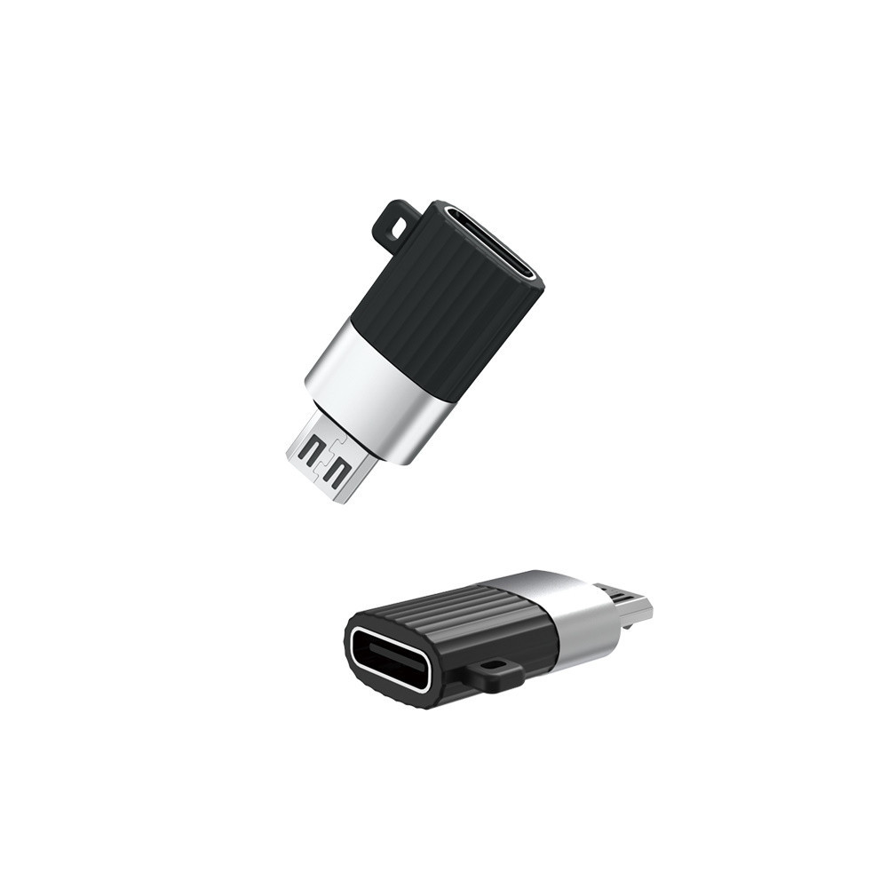 Adaptateur XO NB149-C USB-C - microUSB noir