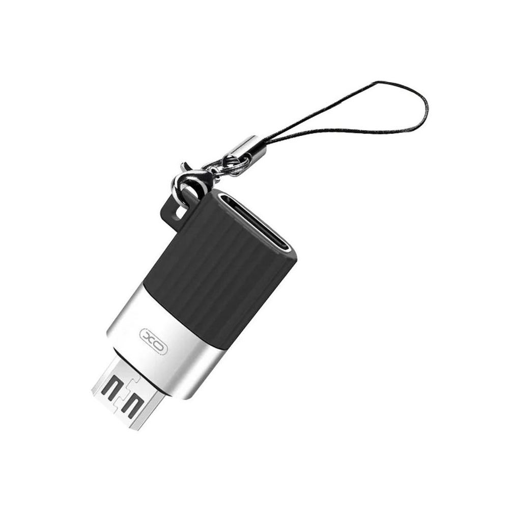Adaptateur XO NB149-C USB-C - microUSB noir
