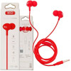 Écouteurs filaires XO S6 jack 3,5 mm rouge