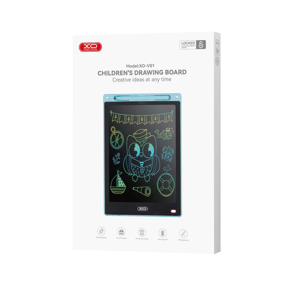 Tablette d'écriture XO LCD V01 10'' bleu