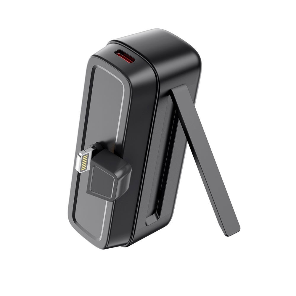 Powerbank mini XO PR244 20W 5000 mAh avec connecteur Lightning noir