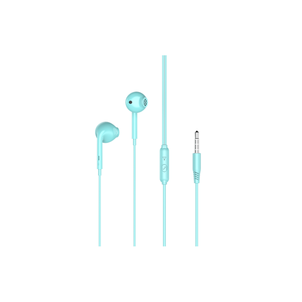 Écouteurs filaires XO EP28 jack 3,5 mm Vert