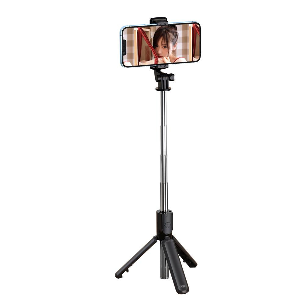 Perche à selfie XO trépied Bluetooth SS09 noir 64cm