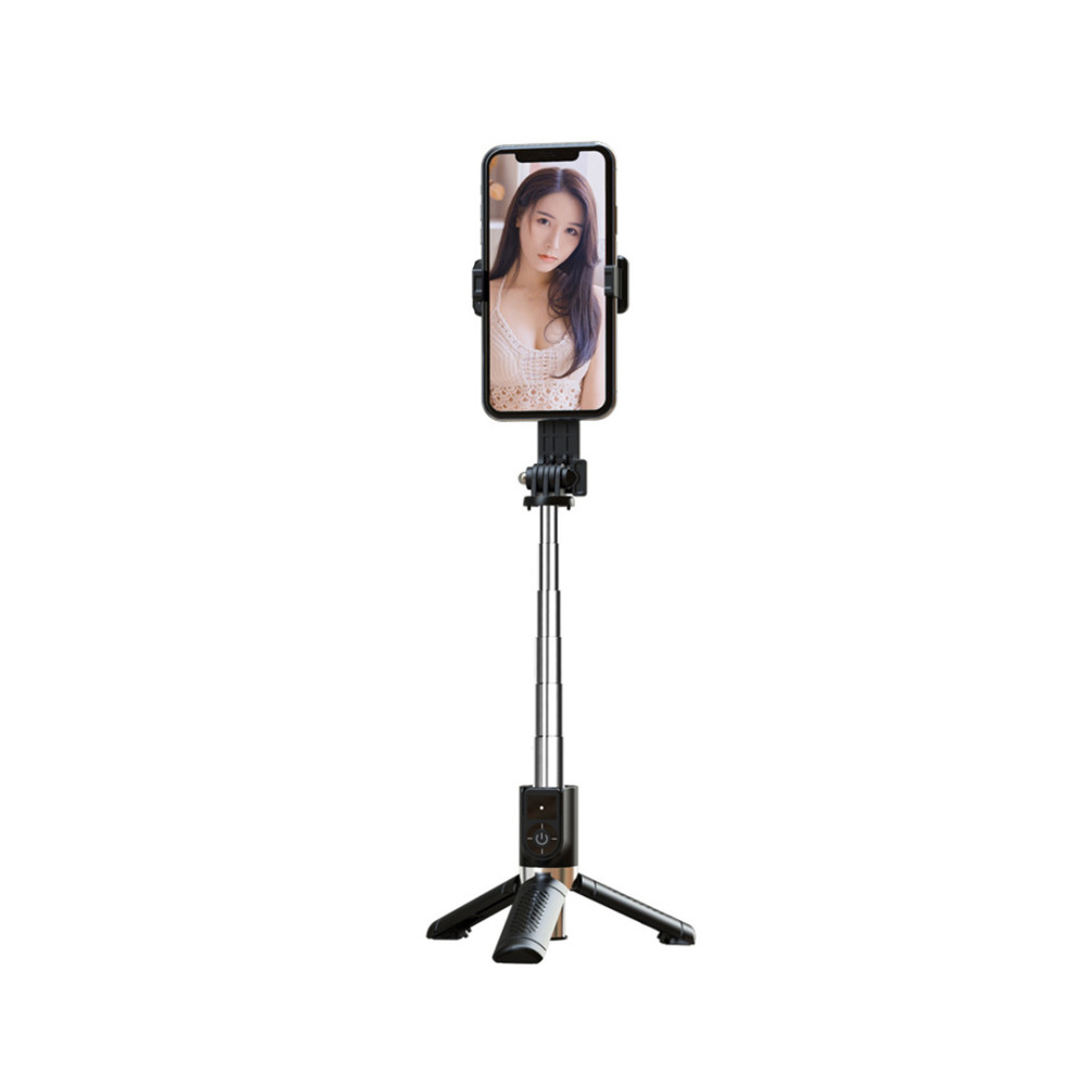 Perche à selfie XO trépied Bluetooth SS10 noir 80cm
