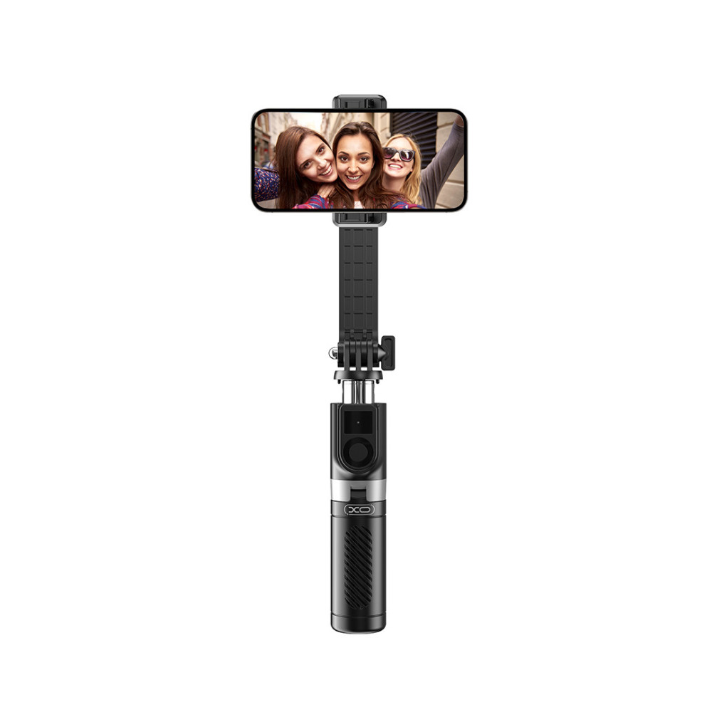 Perche à selfie XO trépied Bluetooth SS10 noir 80cm
