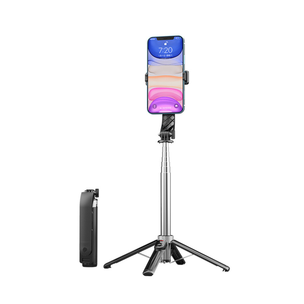 Perche à selfie XO trépied Bluetooth SS11 noir 100cm