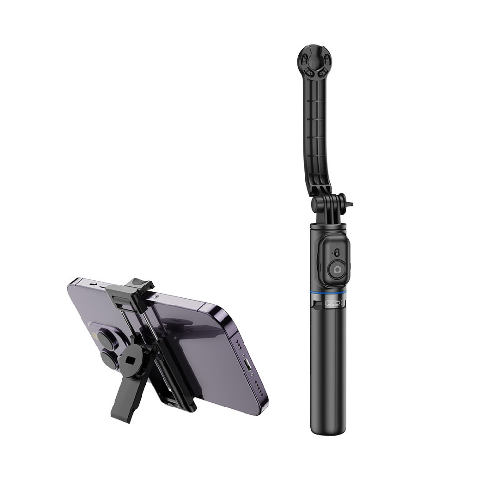 Perche à selfie XO trépied Bluetooth SS13 noir 106cm