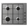 Plaque de Cuisson Encastrable CANDY 4 Feux 60 cm / Inox / CHW6LBX-4U2