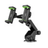 Support voiture XO C117 noir avec ventouse 2en1 double