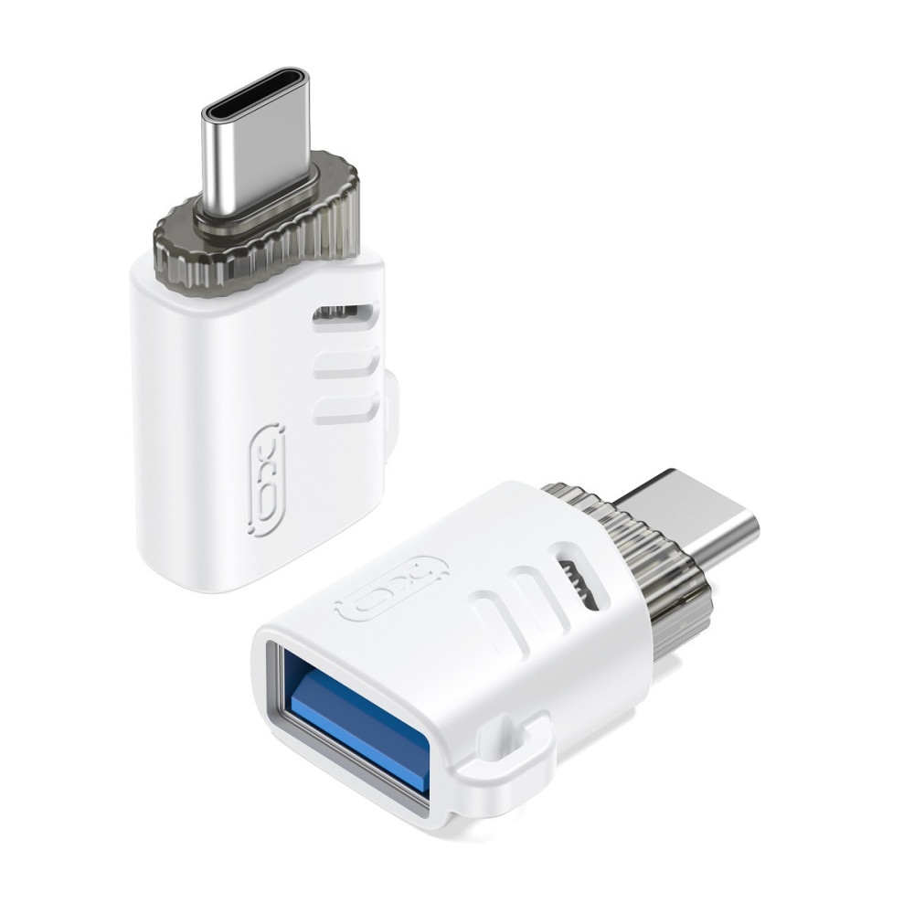 Adaptateur XO NB256B OTG USB - USB-C blanc