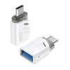 Adaptateur XO NB256B OTG USB - USB-C blanc