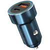 Chargeur de voiture XO CC32 PD QC 3.0 20W 1X USB 1x USB-C bleu