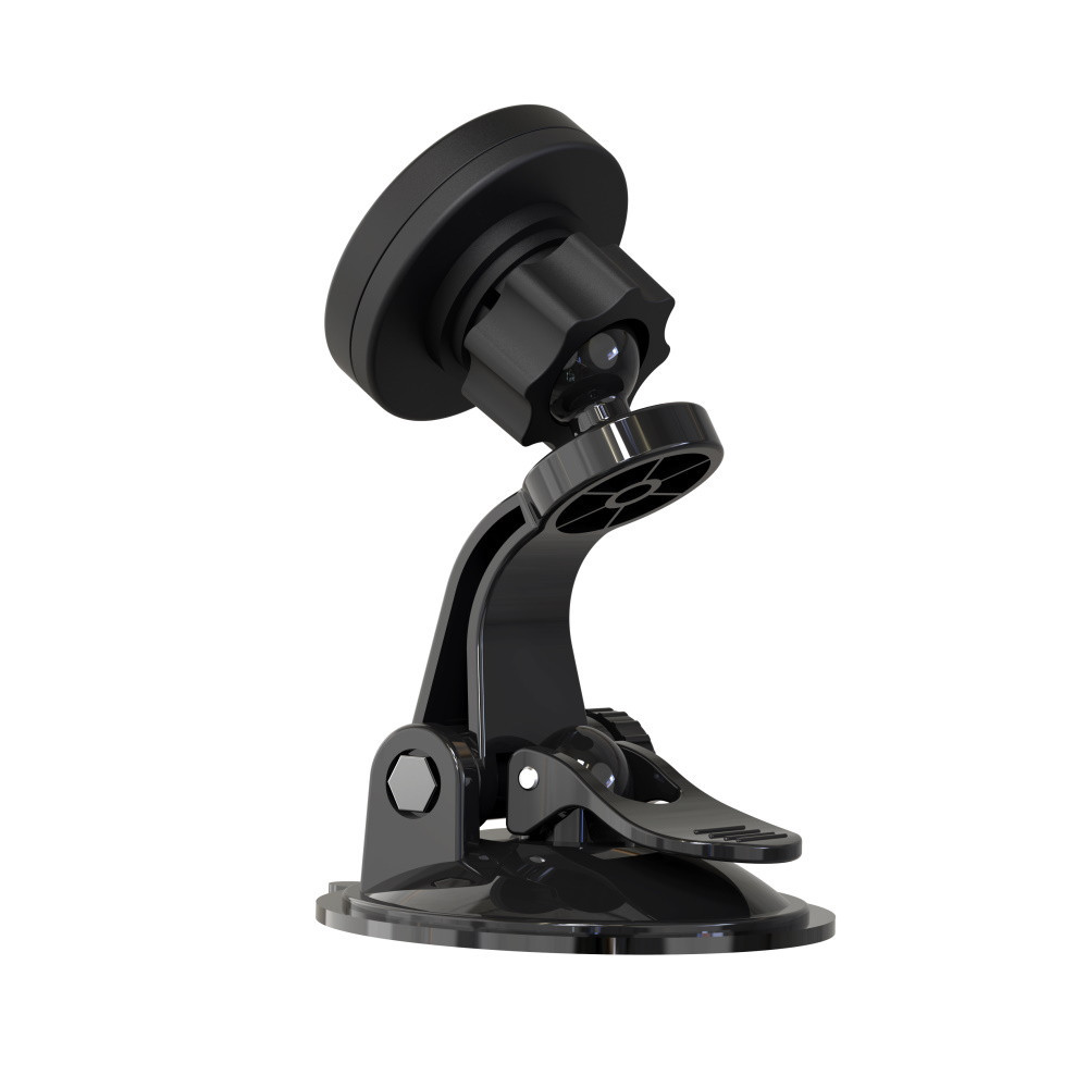 Support voiture XO C69 aimant noir avec ventouse