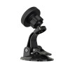 Support voiture XO C69 aimant noir avec ventouse