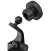 Support voiture XO C69 aimant noir avec ventouse