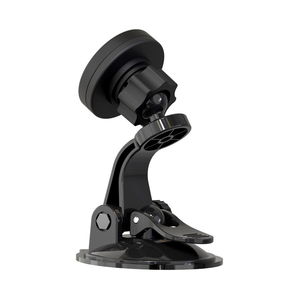 Support voiture XO C69 aimant noir avec ventouse