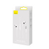 Écouteurs filaires Baseus Encok H17blanc