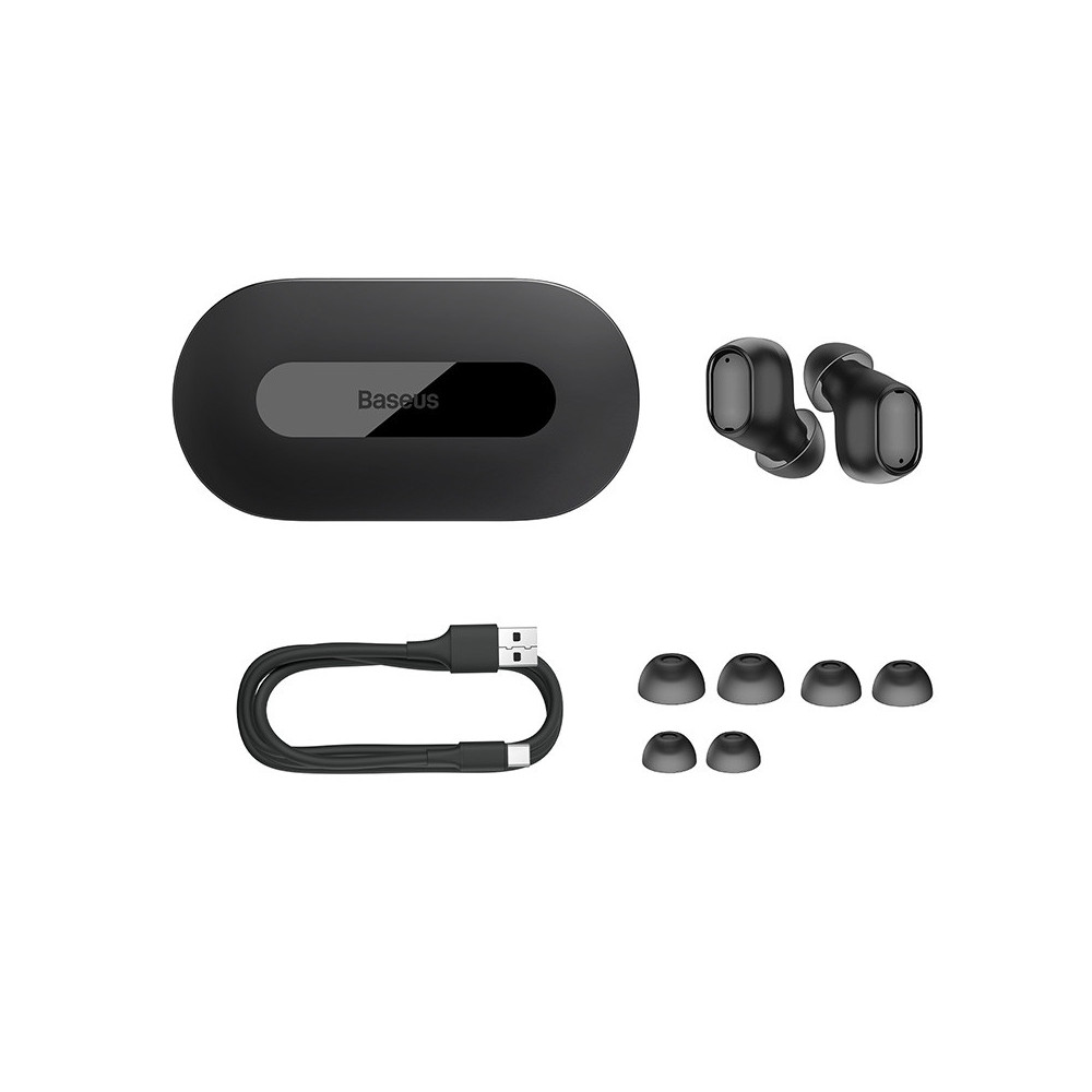 Écouteurs Bluetooth Baseus TWS Bowie EZ10 noir