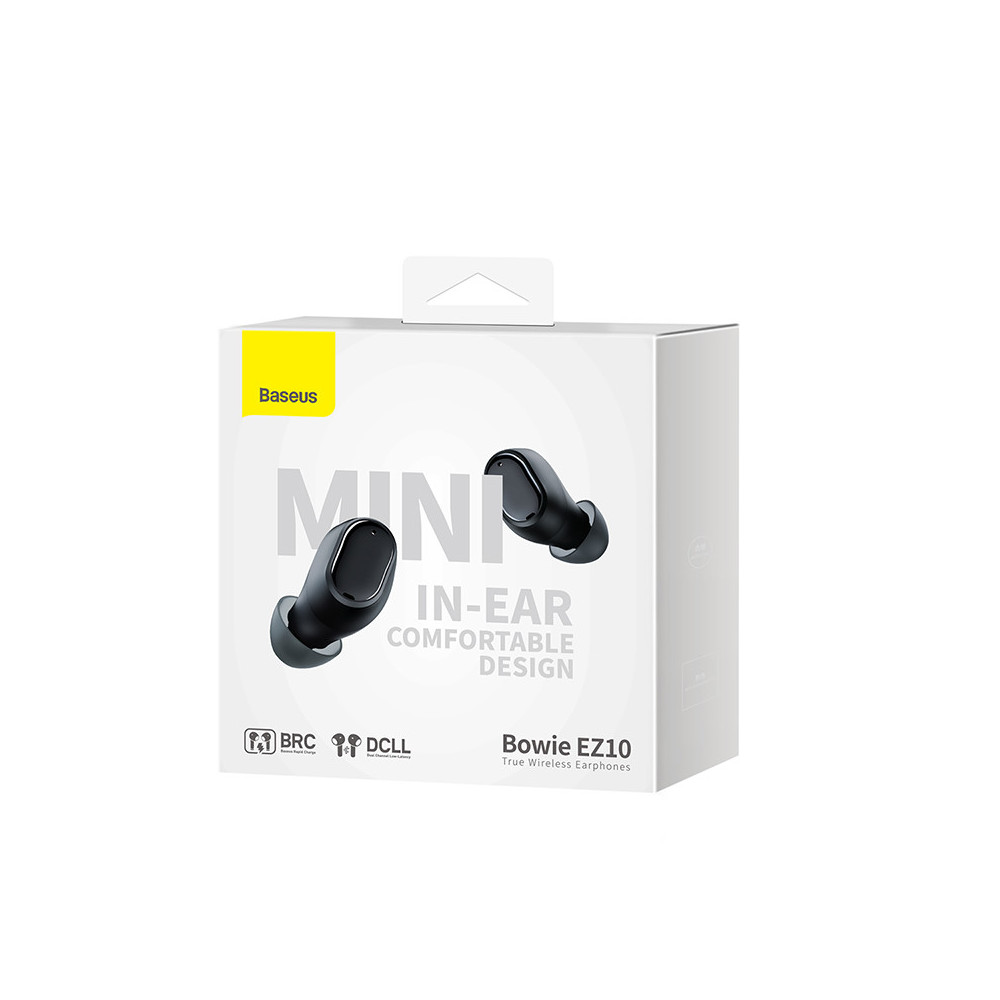 Écouteurs Bluetooth Baseus TWS Bowie EZ10 noir