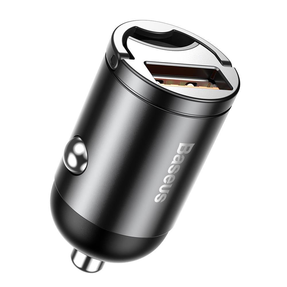 Chargeur de voiture Baseus Tiny Star Mini QC 3.0 30W 1x USB gris