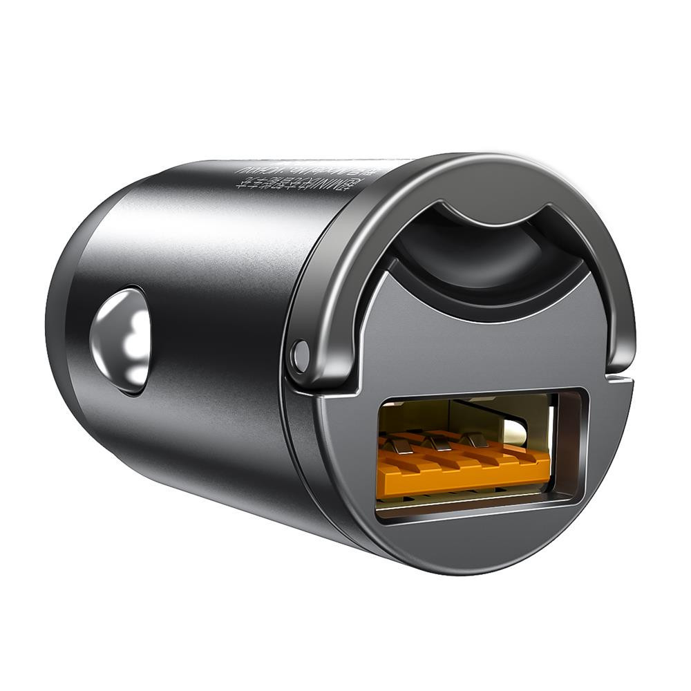 Chargeur de voiture Baseus Tiny Star Mini QC 3.0 30W 1x USB gris