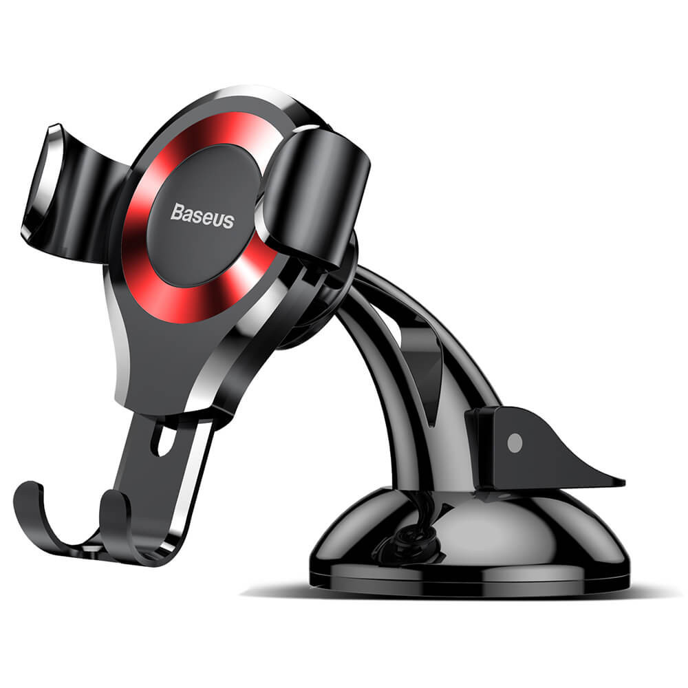 Support voiture Baseus Osculum gravity noir-rouge