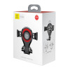 Support voiture Baseus Osculum gravity noir-rouge