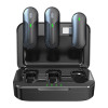 Microphone Devia pour smartphone Kintone USB-C sans fil 2en1 noir
