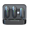 Microphone Devia pour smartphone Kintone USB-C sans fil 2en1 noir