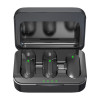 Microphone Devia pour smartphone Kintone USB-C sans fil 2en1 noir
