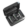 Microphone Devia pour smartphone Kintone USB-C sans fil 2en1 noir