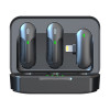 Microphone Devia pour smartphone Kintone Lightning sans fil 2en1 noir