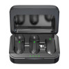 Microphone Devia pour smartphone Kintone Lightning sans fil 2en1 noir