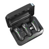 Microphone Devia pour smartphone Kintone Lightning sans fil 2en1 noir
