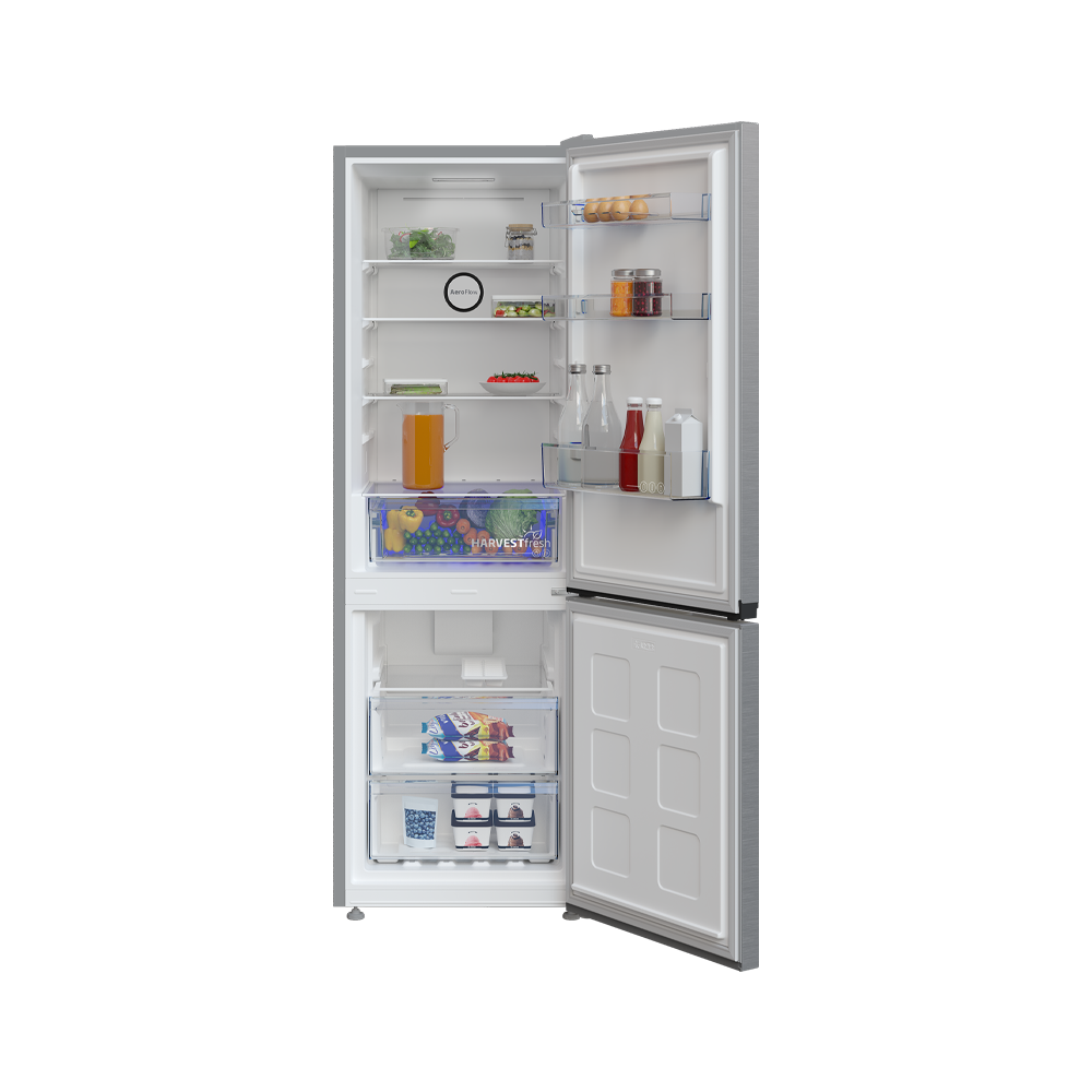 Réfrigérateur Beko No Frost  Combiné 341 Litres  / Silver
