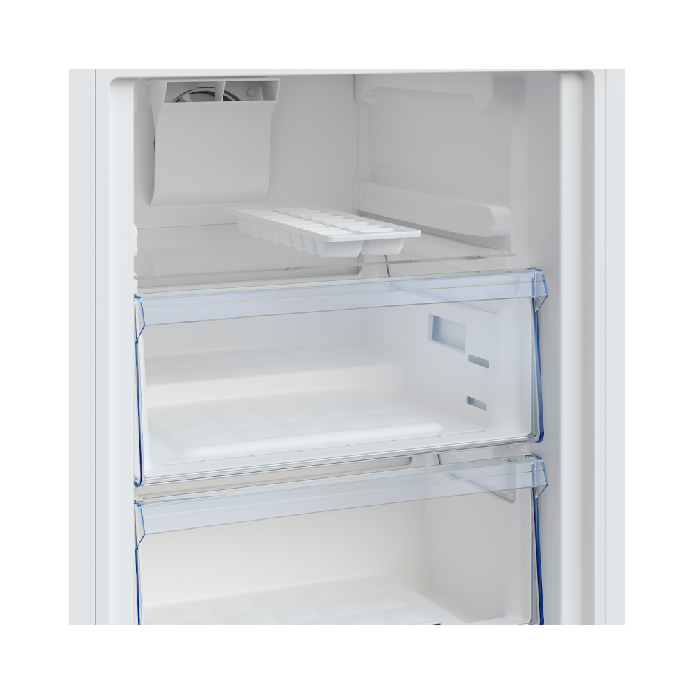 Réfrigérateur Beko No Frost  Combiné 341 Litres  / Silver