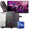 Setup Gamer Special Pc de Bureau Gaming / i5-10400F / RX 580 8G / 16 Go Avec Écran Cooler Master 24" Full HD VA 100 Hz